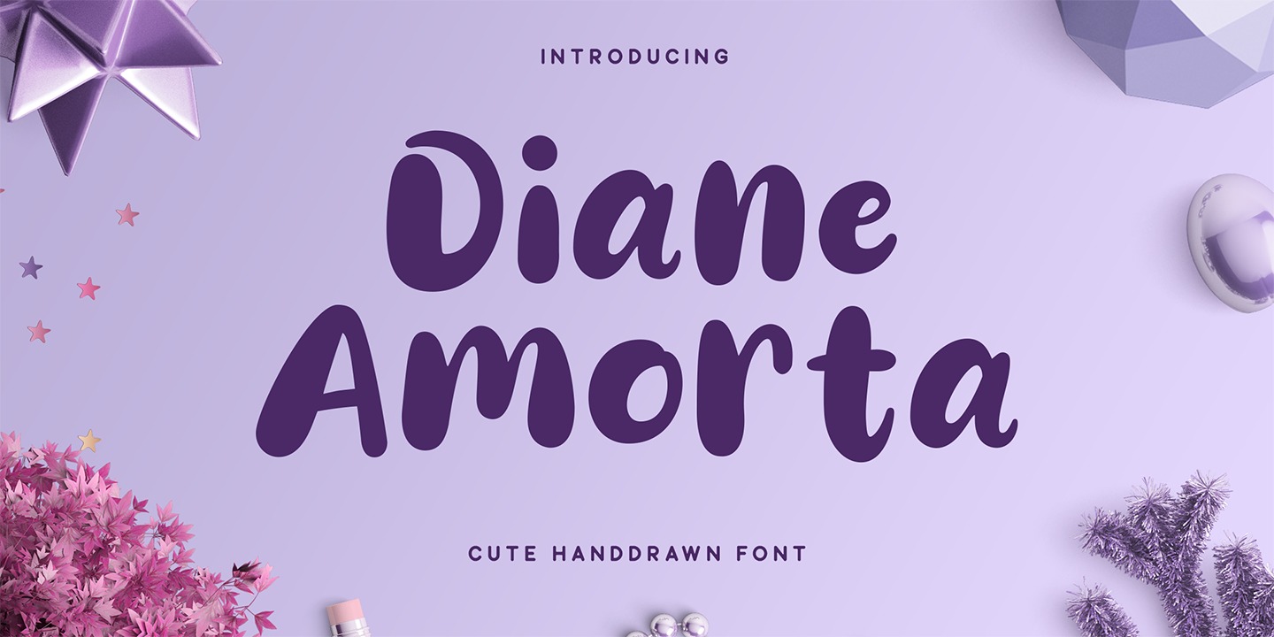 Diane Amorta Regular Font preview